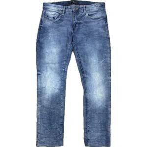 Jordan Craig Jeans Men 34/28.5 Legacy Edition Sean Printed Distressed Streetwear